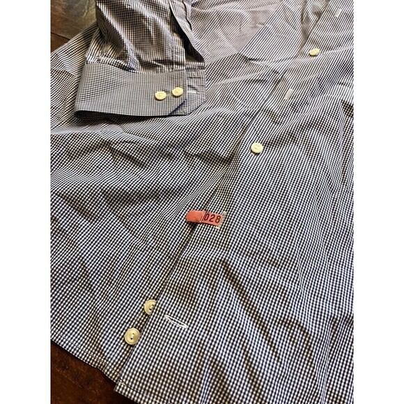 Eton Mens Button Up Casual Contemporary Dress Shirt Size 47 18.5 - Picture 3 of 7